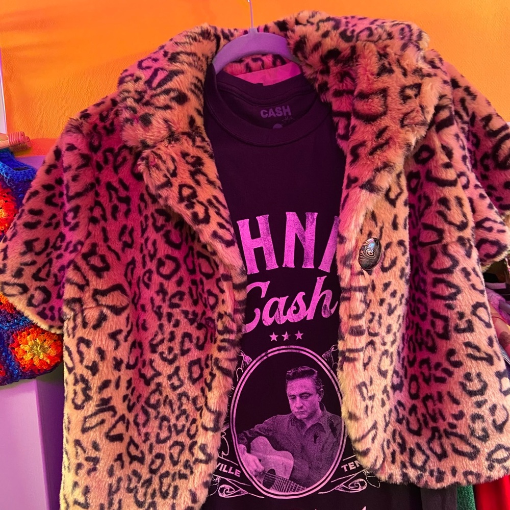 Leopard coat